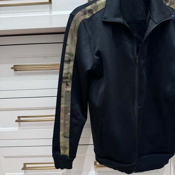 Robin’s Jeans Men's Track Jackets Jogger 8 Black with Camo size Small - Picture 6 of 10
